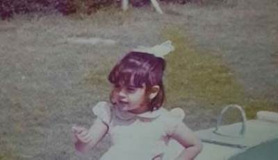 صورة لقاء الخميسي في طفولتها