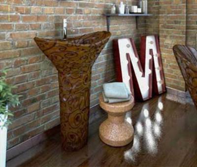  بالصور .. "حمام" من الشيكولاتة البلجيكية الفاخرة .. أحدث ماتوصل إليه مصممى الديكور