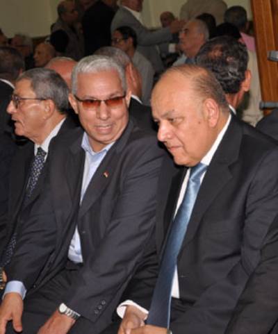  بالصور .. وزراء وسياسيون فى عزاء وزير التموين الاسبق 