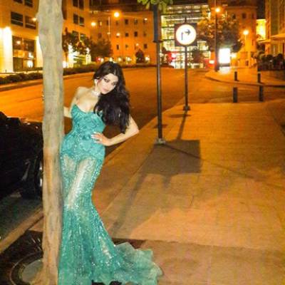 هيفاء وهبي تنافس "كيم كارديشيان" بفستان شفاف