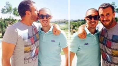 بالصور .. كاظم الساهر مع إبنه عمر في إسبانيا