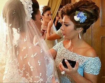 الصور الأولى لحفل زفاف شام ابنة أصالة نصري