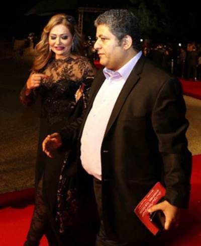 صور ليلى علوي تنافس هيفاء وهبي بفستان أسود شفاف