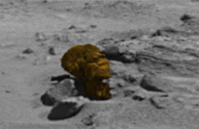  بالفيديو .. العثور على رأس أوباما على المريخ