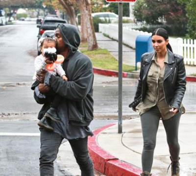 زوج كيم كارداشيان يثبت انه أب حنون