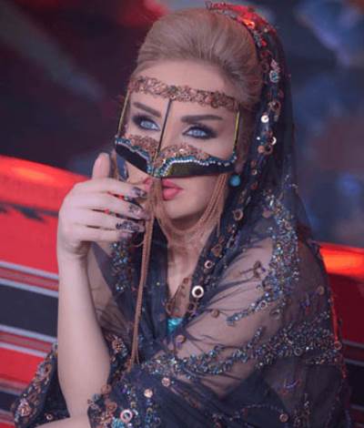  رولا سعد جميلة بالبرقع أظهر جمال عينيها