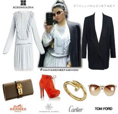 "سيلفي" لهيفاء وهبي لم ترونها على حسابها .. وهذه تفاصيل إطلالتها