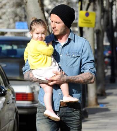 إبنة ديفيد بيكهام تراه سمين جداً