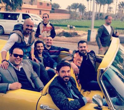 الصورة الأولى لأحمد عز بعد زفافه