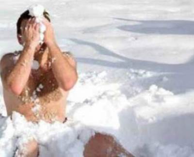 زوجه تدفع زوجها للنوم على الثلج عارياً .. تعرف على السبب وجنسيتها!!