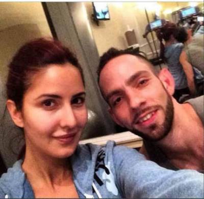 سيلفي يجمع كاترينا بمدربها في الجيم .. شاهدهما