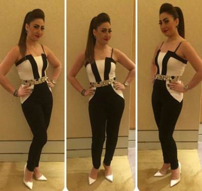 شاهد بوسي بتسريحة الـ"بومبيه".. وتظهر رشاقتها بالـ"Jumpsuit"