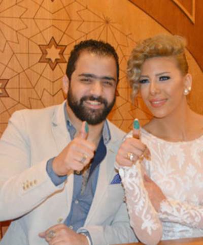  نجوم المجتمع والرياضة والطرب فى عقد قران كريم ونورا