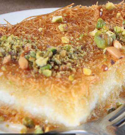 طريقة عمل كنافة بالقشطة !!