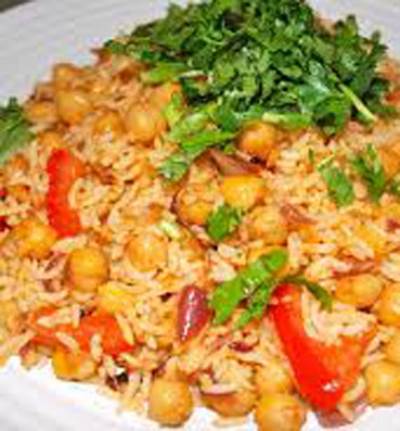 تعرفى على عمل الأرز بالحمص