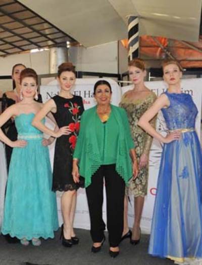 بالصور .. عرض أزياء الربيع لنبيلة الحكيم