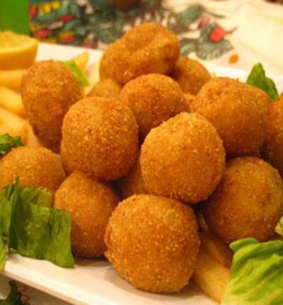 كرات البطاطس المقلية