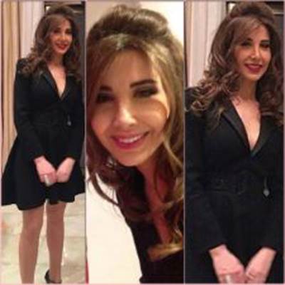 نانسي عجرم بإطلالة رائعة بعيد ميلادها بأحد الفنادق