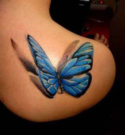 تاتو الفراشة .. أحدث موضة فى عالم التجميل للعروسة وصديقاتها 3D