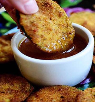 شرائح الكوسة المقرمشة