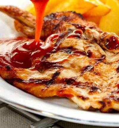 ستيك الدجاج بزيت الزيتون والكمون