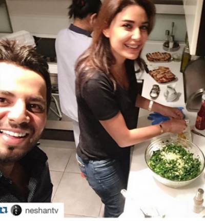 سيلفى سيرين عبدالنور من مطبخها