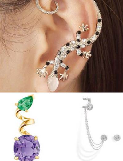  أقراط أذن غير تقليدية تلعب على الحجر والحجم واللون