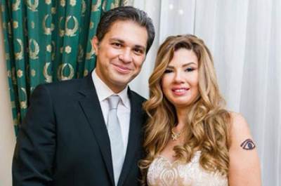 بالصور .. زواج رانيا فريد شوقى وتامر الصراف