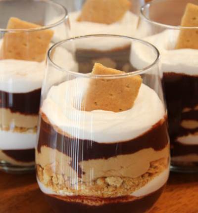 مخفوق الشوكولاته مع زبدة الفول السوداني والموز