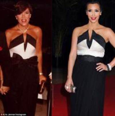 كريس جينر تثبت أن كيم كارداشيان تقلدها أيضاً