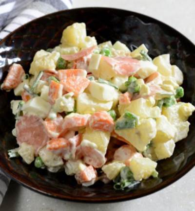  استمتعي بسلطة البطاطس الطازجة من المطبخ الروسي