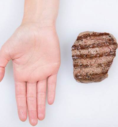 بالصور .. حدد أحجام الطعام على قد كف ايدك