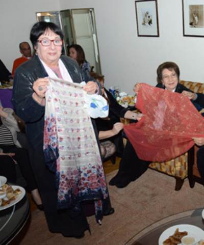 تكريم سميرة عبد العزيز وانغام على فى ليلة فى حب ام كلثوم فى صالون ريتا بدر الدين