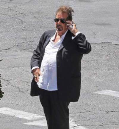 بالصورة .. آل باتشينو يخسر رشاقته ويصبح سميناً