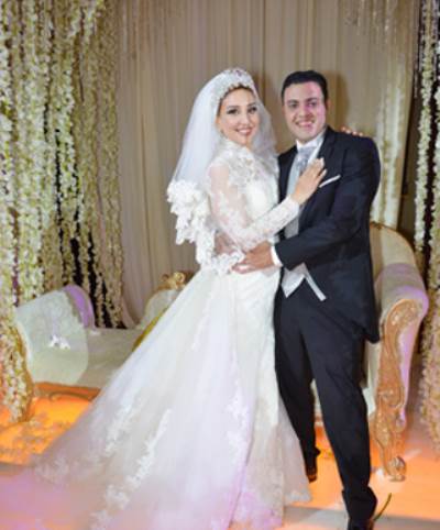 زفاف أحمد حسنى وسوزان سمك بحضور نجوم المجتمع
