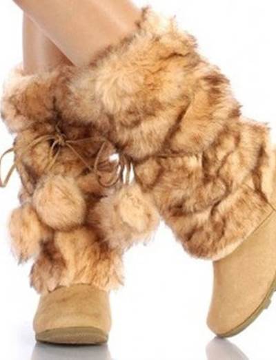 "البوت الفرو" لا يناسب هذا الجسم