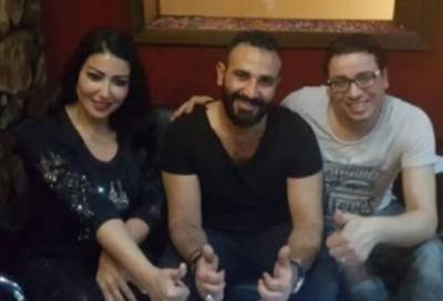 صورة جديدة لسمية الخشاب وأحمد سعد تثير الجدل!!