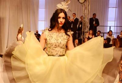 ليلي علوى ونسرين امين فى"انطلاق اسبوع الموضة اللبنانى المصرى "بعرض ازياء لـ "حنا توما"