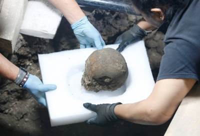 اكتشاف برج من الجماجم البشرية في المكسيك