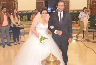 بالصور .. عقد قران شهاب راغب وهبة الله السيد