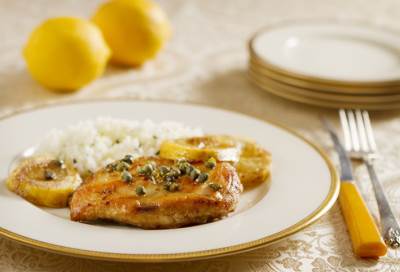 طريقة عمل الدجاج مع صلصة الليمون