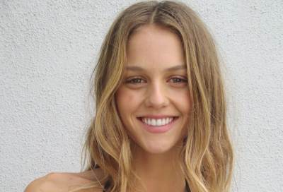 بالصور .. الممثلة "إيزابيل" تستعرض رشاقتها على البحر فى اخر جلسة تصوير