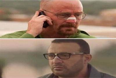 بالصور .. "ولد الغلابه" مسروق من المسلسل الامريكى "Breaking Bad"