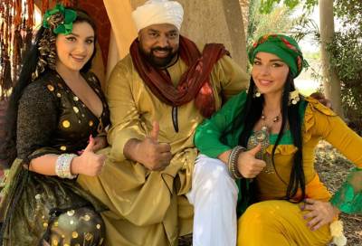 بالصور .. كواليس  تصوير كليب اغنية مانجا يا مانجا 