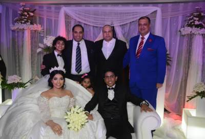 نجوم الرياضه والاعلام بزفاف لاعب الكورة حسن يوسف