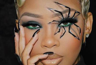 بالفيديو ..  أسهل خطوات لعمل مكياج "العنكبوت للهالوين"