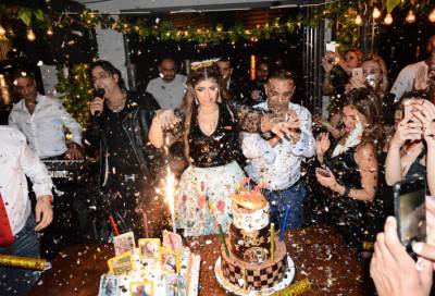 بالصور .. نجوم الفن والمشاهير يحتفلون بعيد ميلاد داليا مطر وابنها 