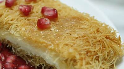 الكنافة بالكريم كراميل فى رمضان