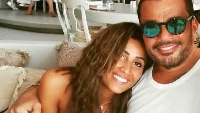 بالصورة .. أحدث ظهور لـ "عمرو دياب ودينا الشربيني"