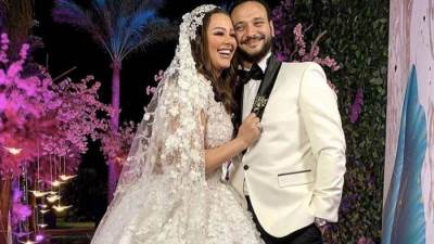 حمو بيكا يتسبب فى أزمة بعد حضوره حفل زفاف هنادي مهنا